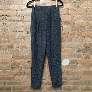 Black And Silver Sparkly Super Stretchy Pants